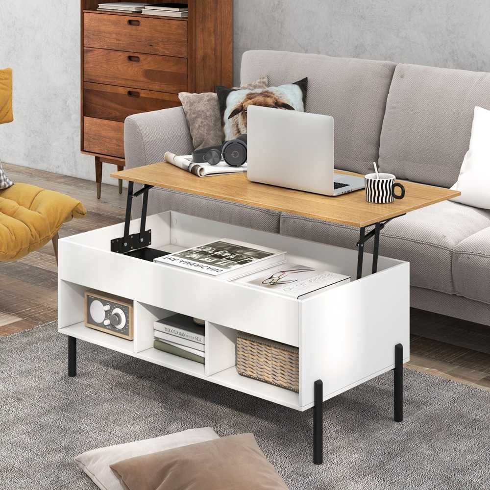 Promotions Keltuvio staliukas, 100x50x45 cm, baltas