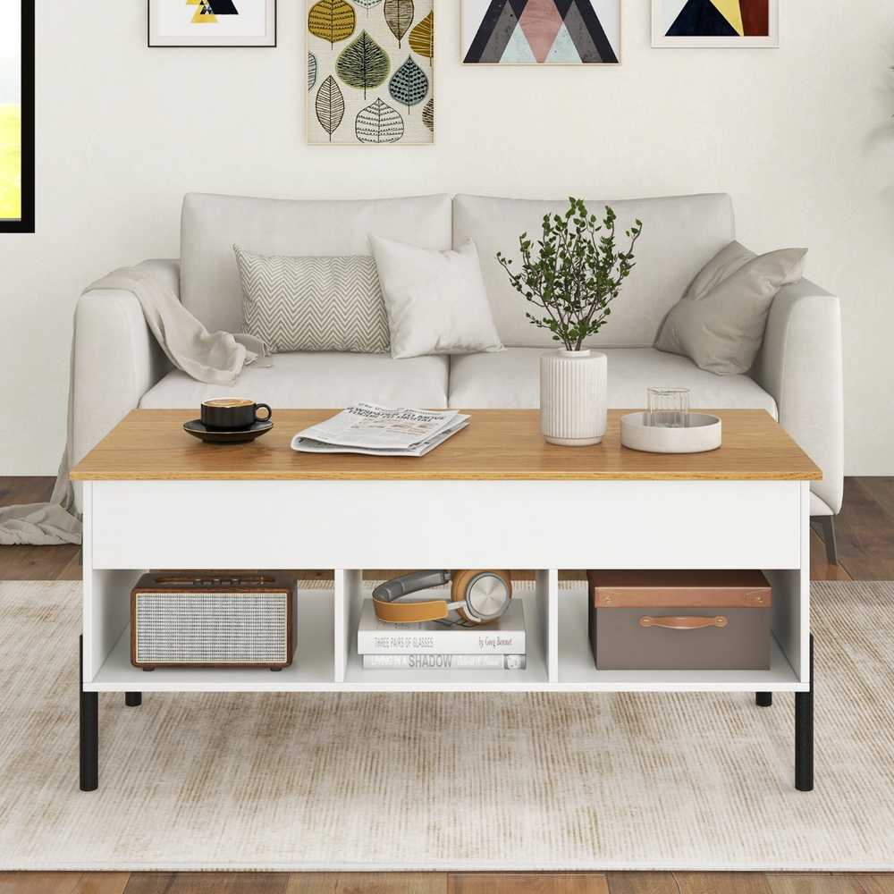 Promotions Keltuvio staliukas, 100x50x45 cm, baltas