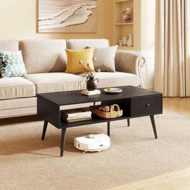 Promotions Kavos staliukas, 109x55x42 cm, Ruda Juoda