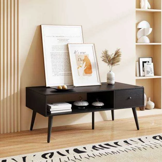 Promotions Kavos staliukas, 109x55x42 cm, Ruda Juoda
