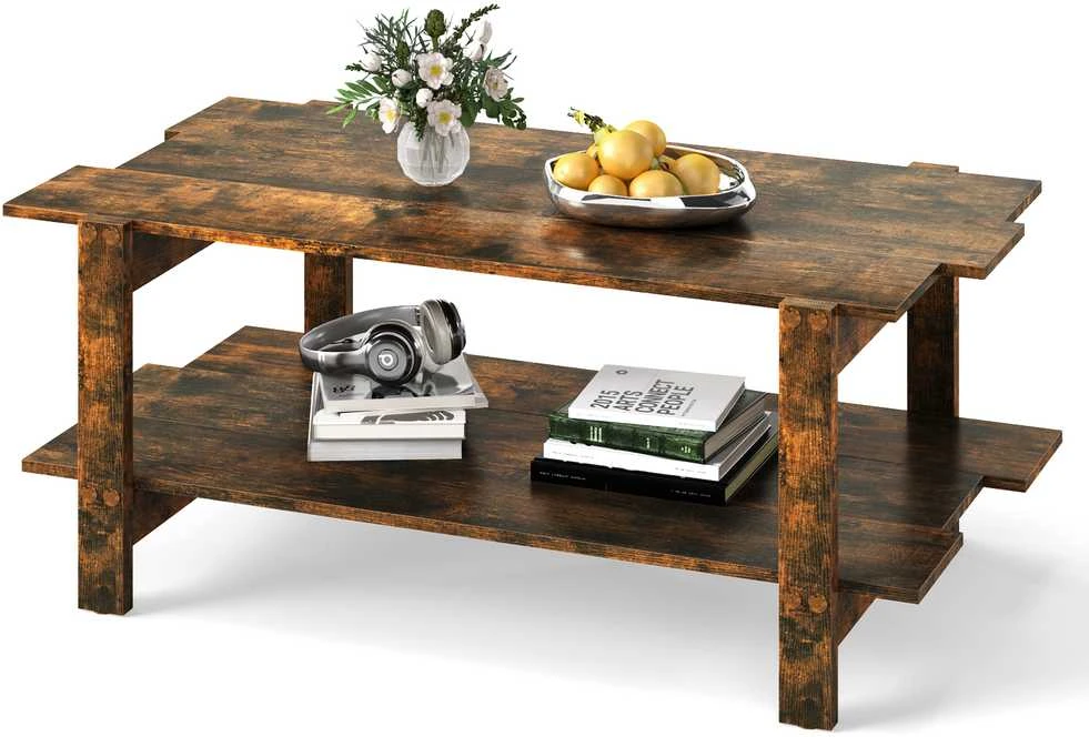 Promotions Kavos staliukas, 115x59x46 cm, Rudas