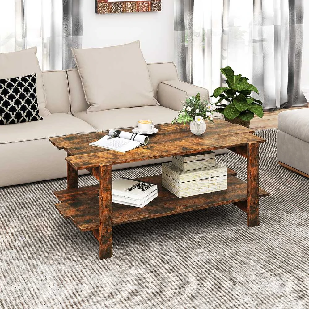 Promotions Kavos staliukas, 115x59x46 cm, Rudas