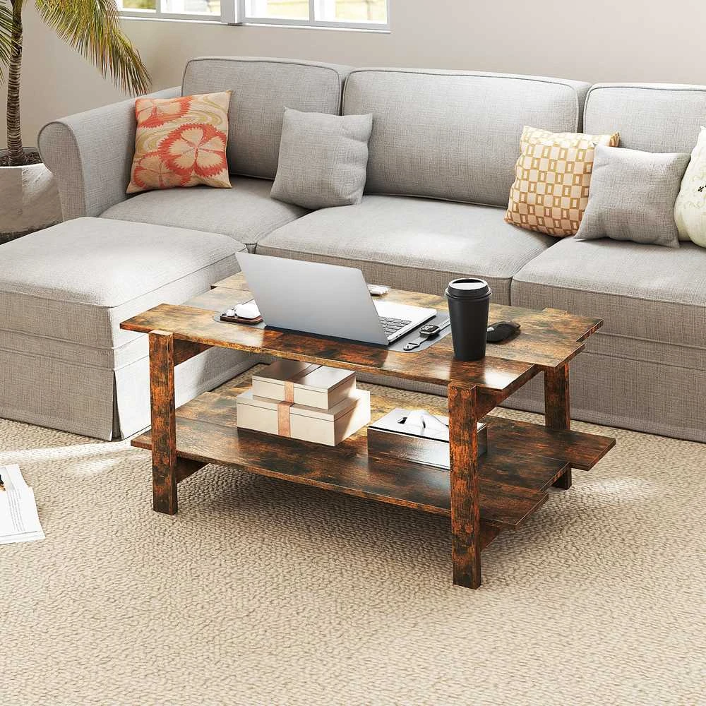 Promotions Kavos staliukas, 115x59x46 cm, Rudas