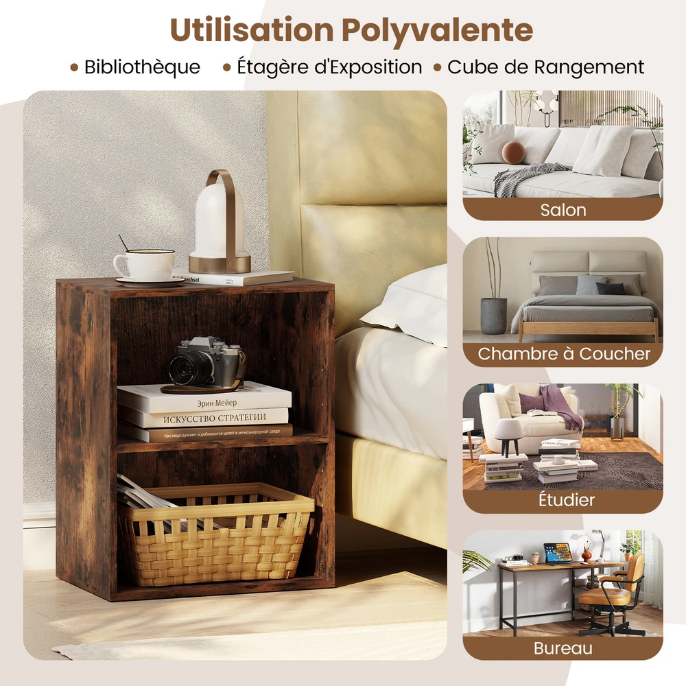 Promotions Knygų lentyna 42x29.5x53.5 cm Ruda Reguliuojama lentyna
