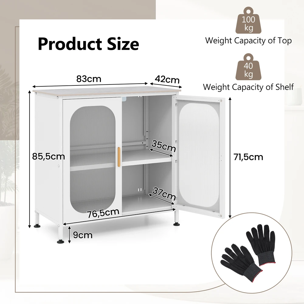 Promotions Komoda 83x42x85,5 cm balta