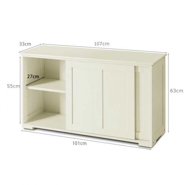 Promotions Laikymo spintelė, 107x33x63 cm, balta