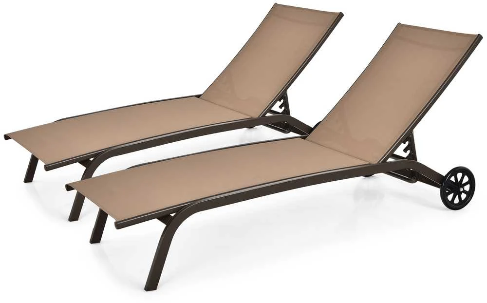 Promotions Lauko poilsio gultas, 190,5x61x34,3 cm, juodas