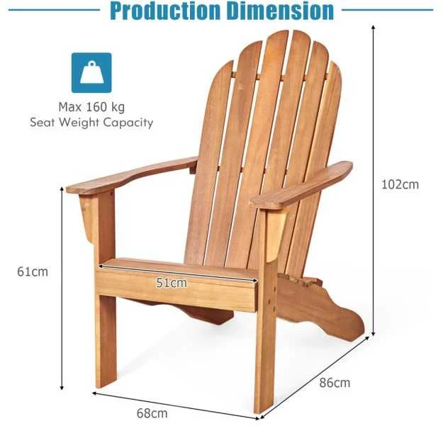 Promotions Lauko poilsio kėdė, 68,6x88,9x102,9 cm, balta