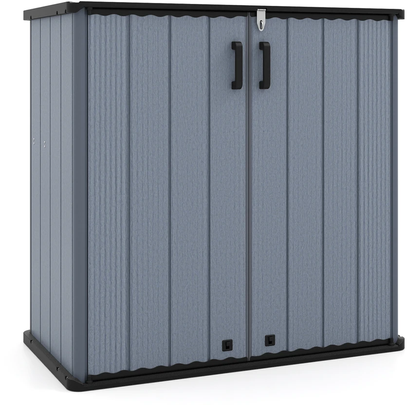 Promotions Lauko sandėliavimo angaras 119,4x64,8x116,8 cm juoda/pilka