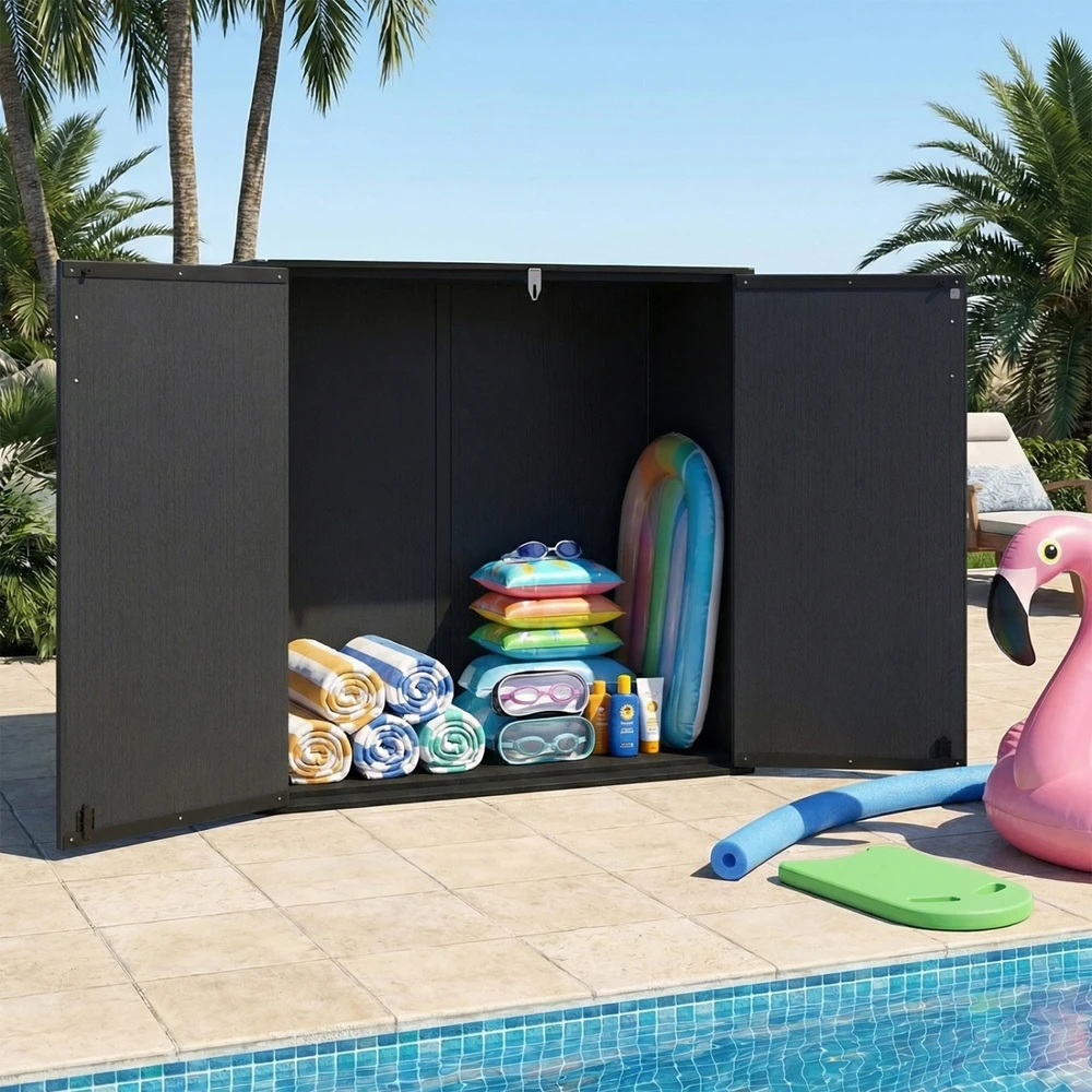Promotions Lauko sandėliavimo angaras 665 L 120x65x117 cm juodas