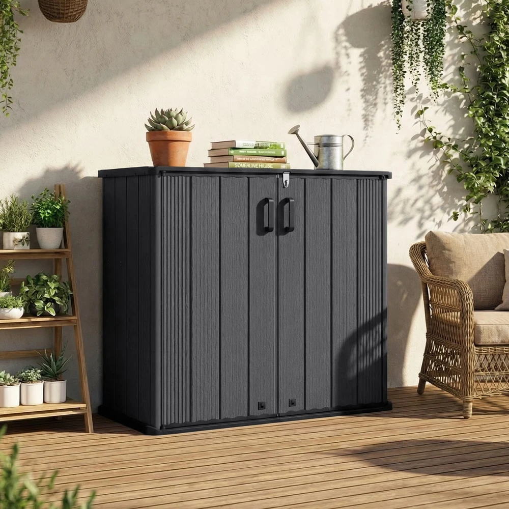 Promotions Lauko sandėliavimo angaras 665 L 120x65x117 cm juodas