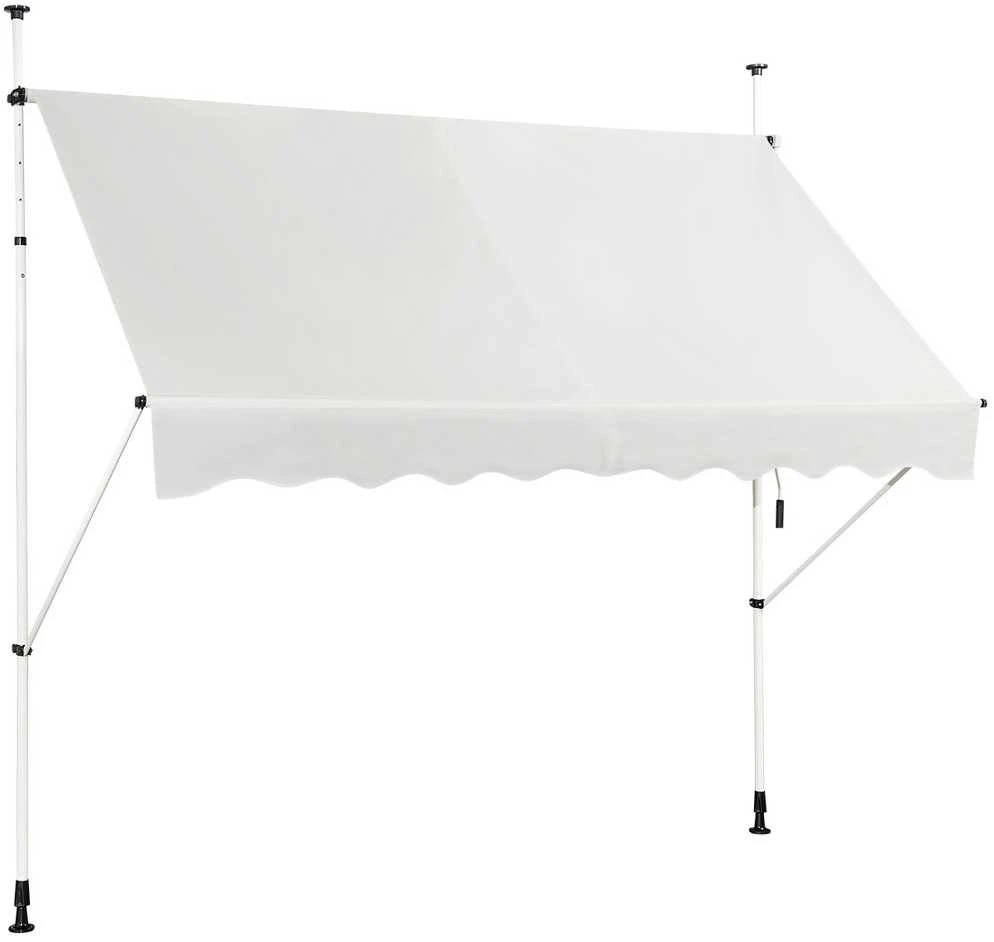 Promotions Lauko saulės šešėlių pavėsinė, 250x120 cm, smėlio baltos spalvos