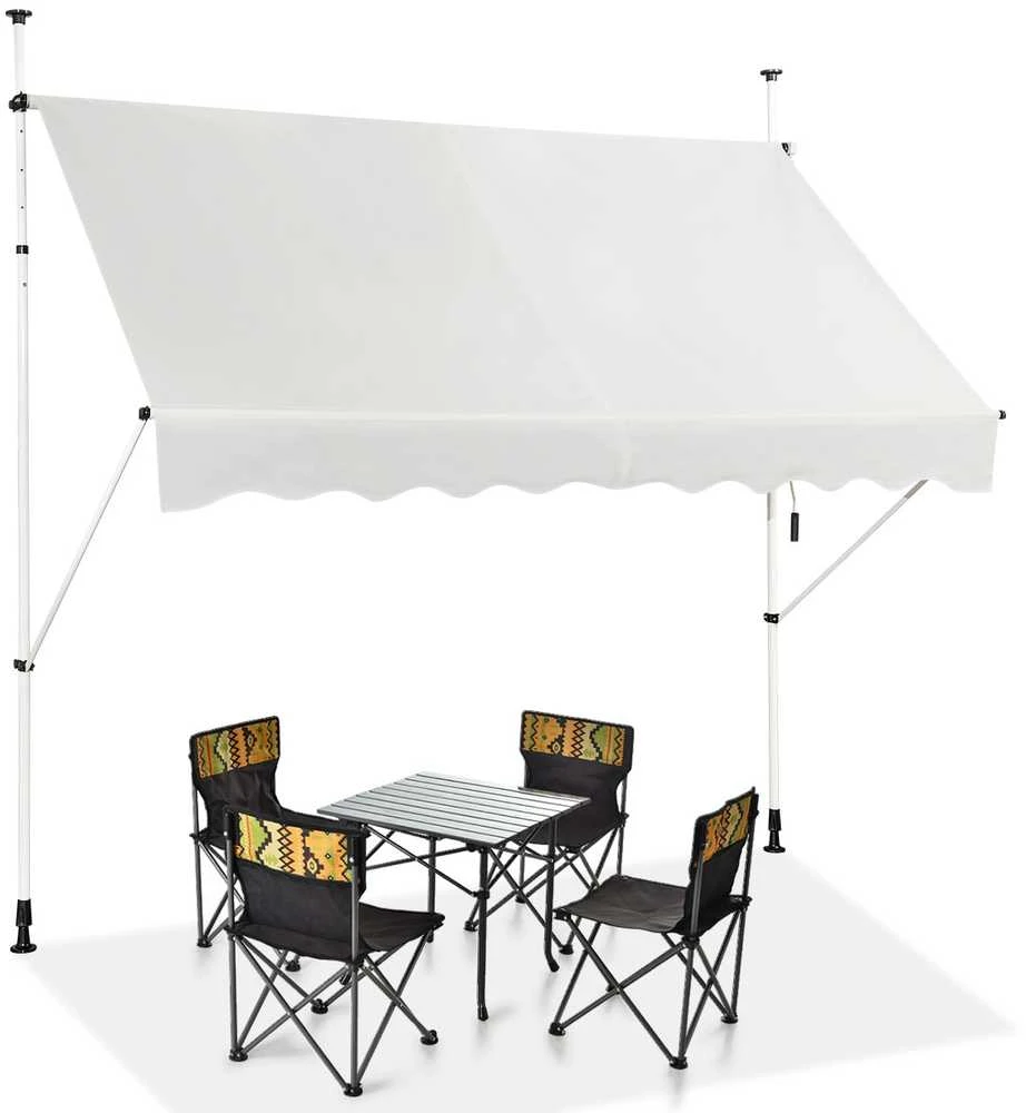 Promotions Lauko saulės šešėlių pavėsinė, 250x120 cm, smėlio baltos spalvos
