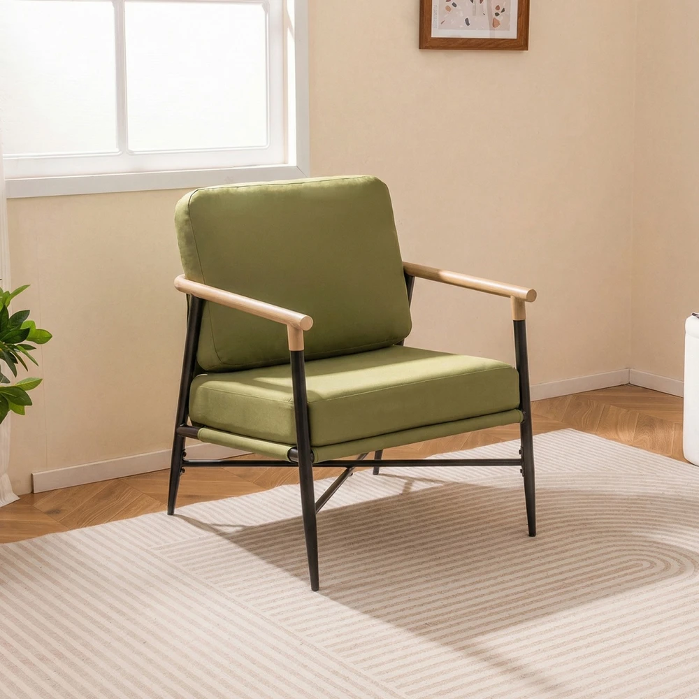 Promotions Lounge kėdė 73x67x66 cm žalia metalas