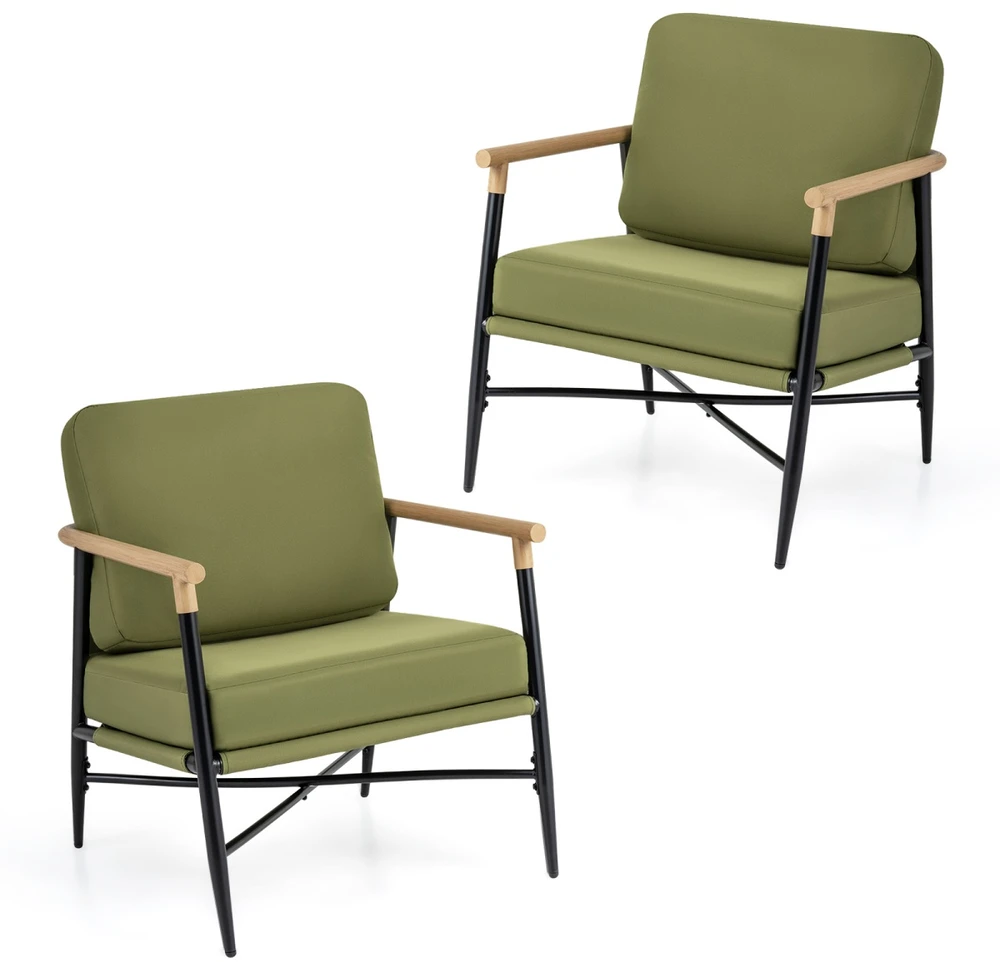 Promotions Lounge kėdė 73x67x66 cm žalia metalas