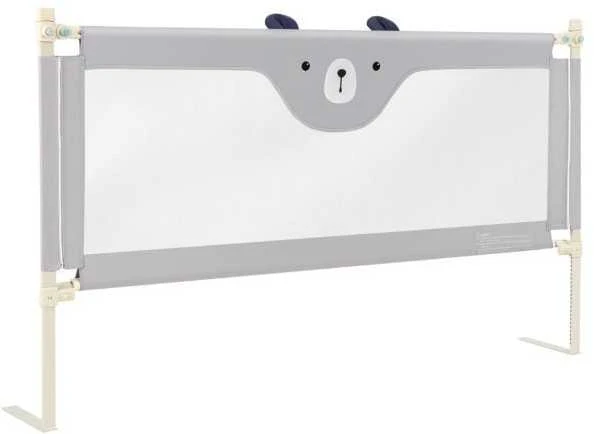 Promotions Lovos turėklas, 175x25x101.5 cm, pilka, reguliuojamo aukščio