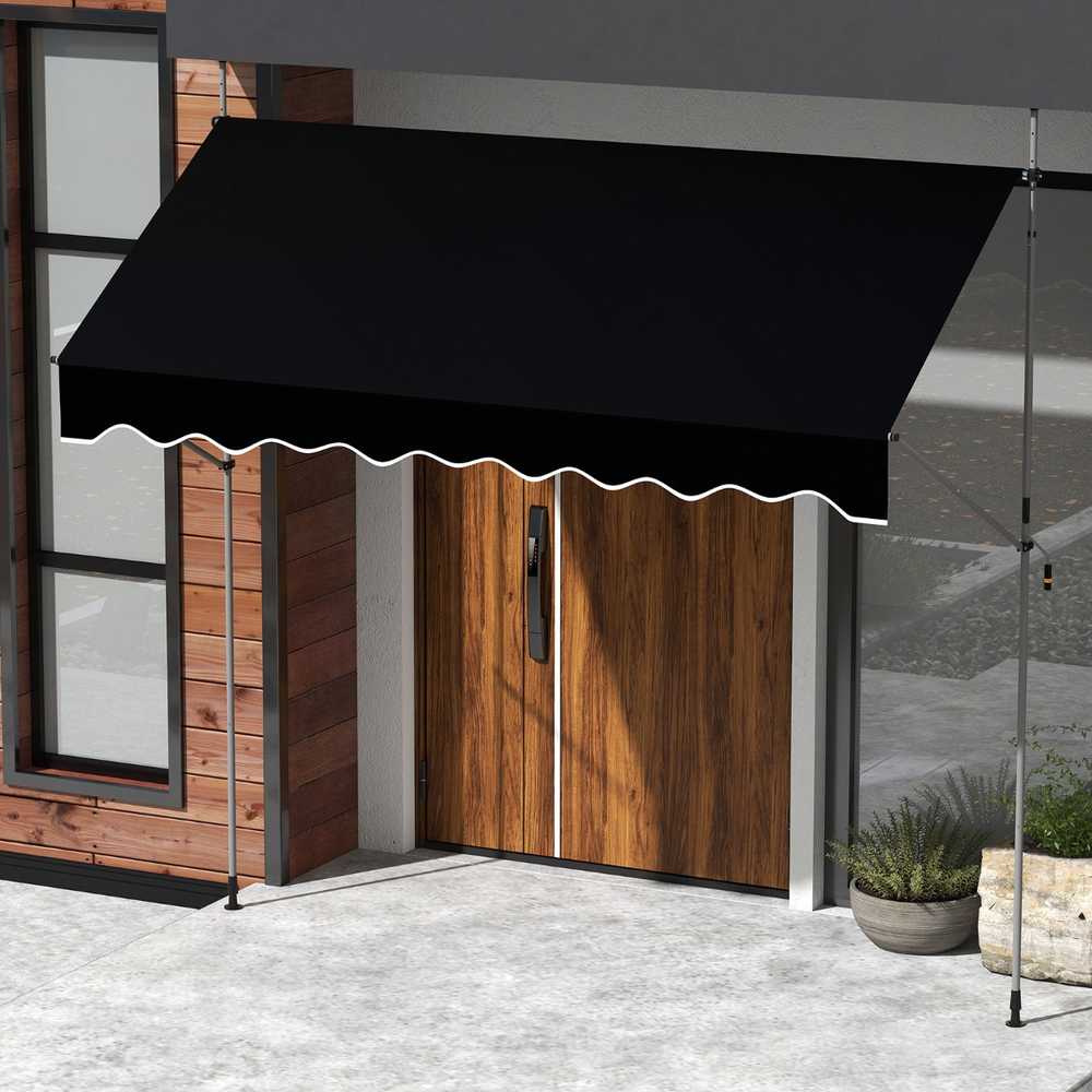 Promotions Markizė, 300x120x210-300 cm, Juoda