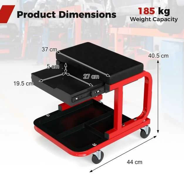 Promotions Mechaniko kėdutė, 44x37x40.5 cm, Juoda