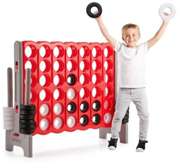 Promotions Milžiniškų žaidimų rinkinys, Jumbo 4 į eilę, 120.7x43.2x104.1 cm