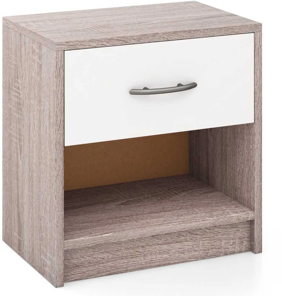 Promotions Naktinė spintelė, 38,1x27,9x40,6 cm, Šviesiai pilka