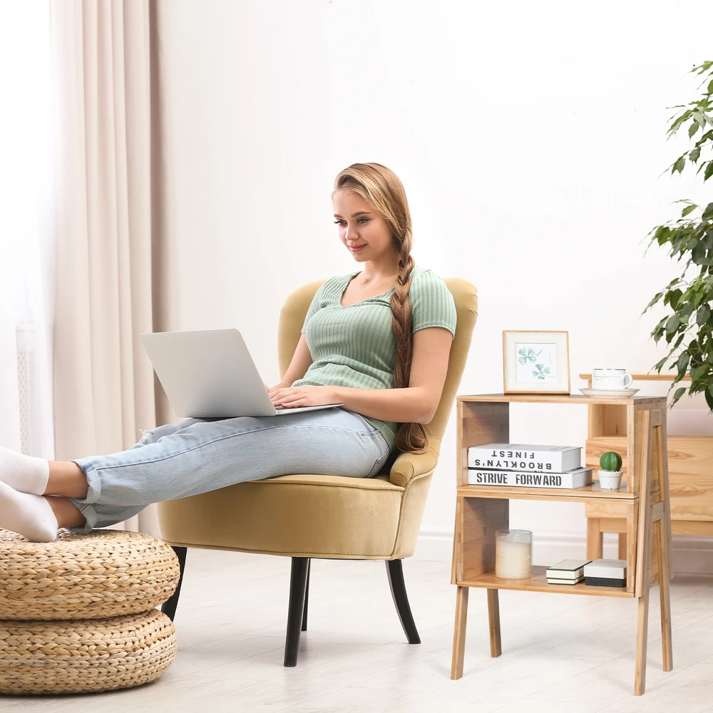 Promotions Naktinės spintelės 2 vnt. 43,2x29,2x41,9 cm bambukas