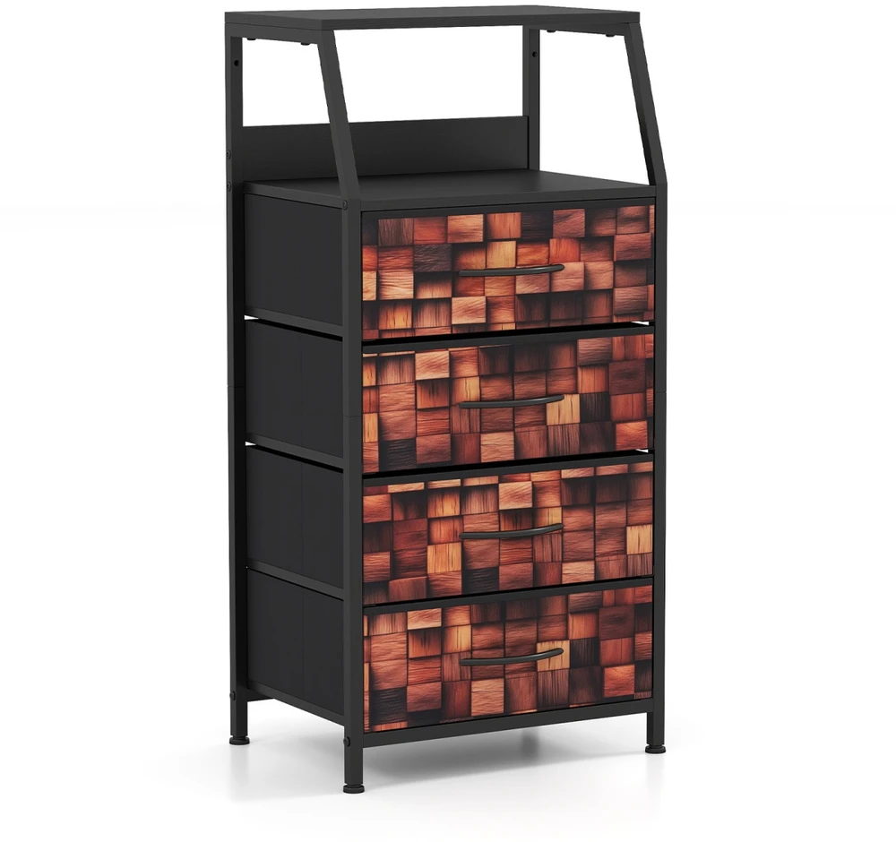 Promotions Naktinis staliukas 40x29x83 cm Rudas Su Saugykla