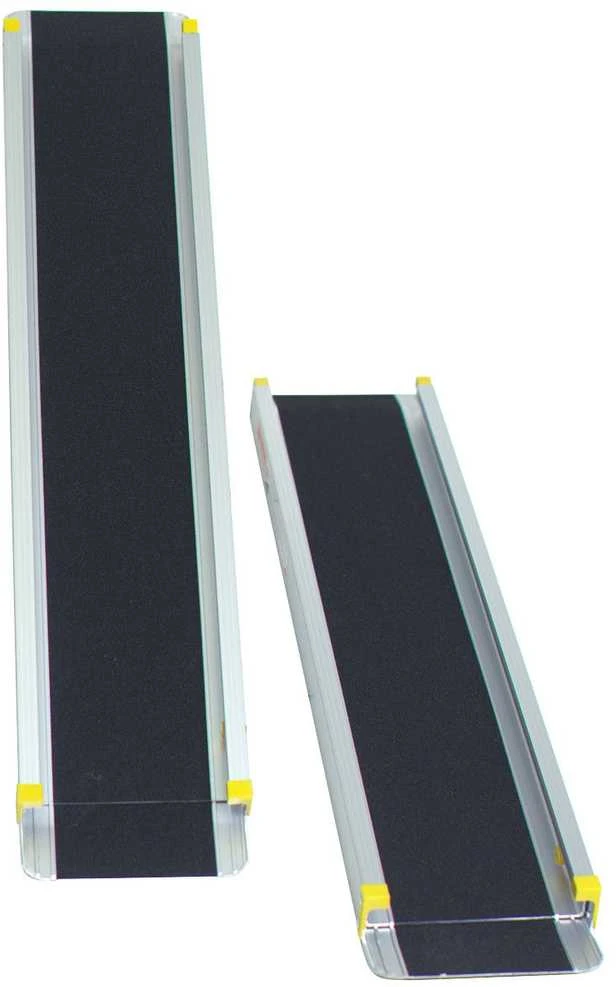 Promotions Vežimėlio rampos, reguliuojama teleskopinė, 152,4 cm, aliuminis