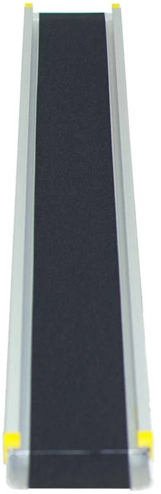 Promotions Neįgaliųjų vežimėlio rampa, reguliuojama teleskopinė aliuminė, 213.4x19.1 cm, sidabrinė