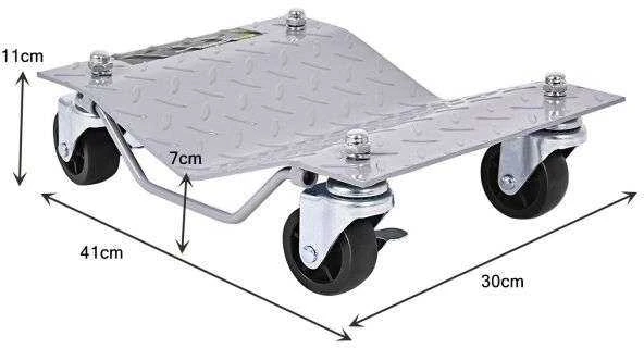 Promotions Padangų ir ratų vežimėlių rinkinys, 41,3x30,2x11,4 cm, pilka, plienas