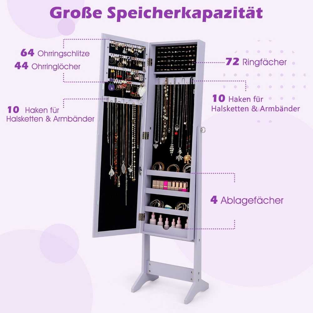 Promotions Papuošalų spintelė, 33x368,3x142,2 cm, Juoda
