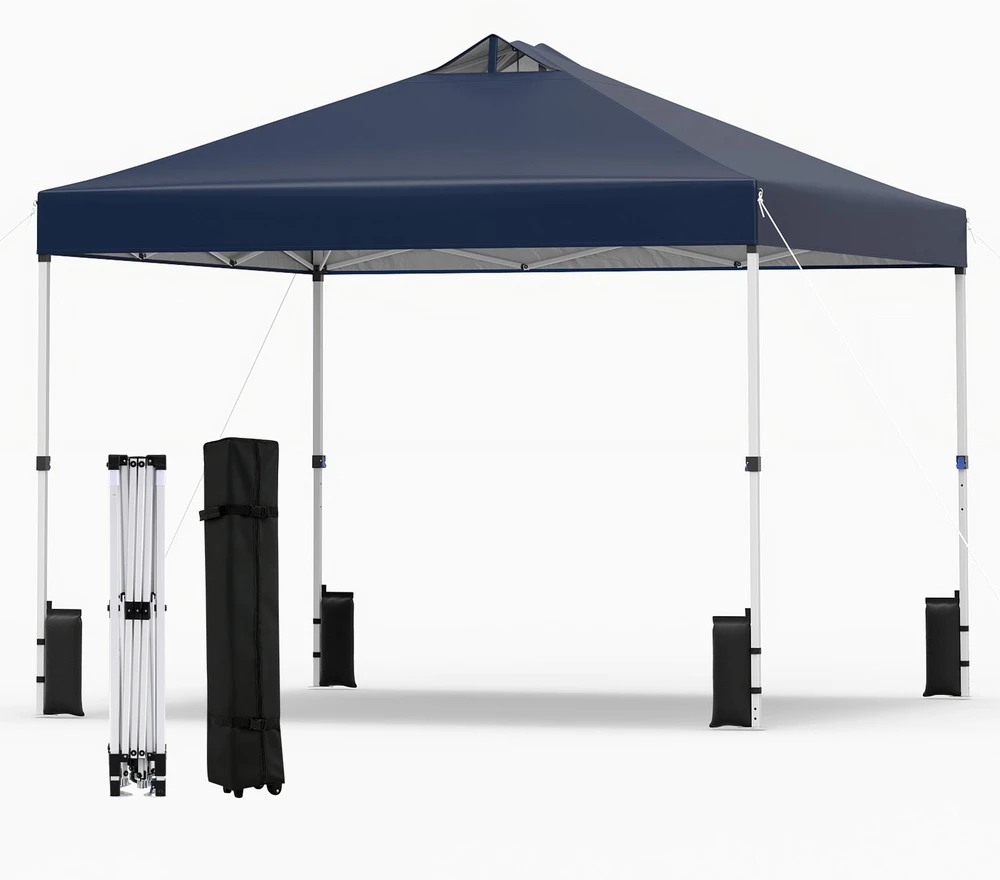Promotions Pavilion 300x300x250 cm Mėlynas sulankstomas oksfordo audinys