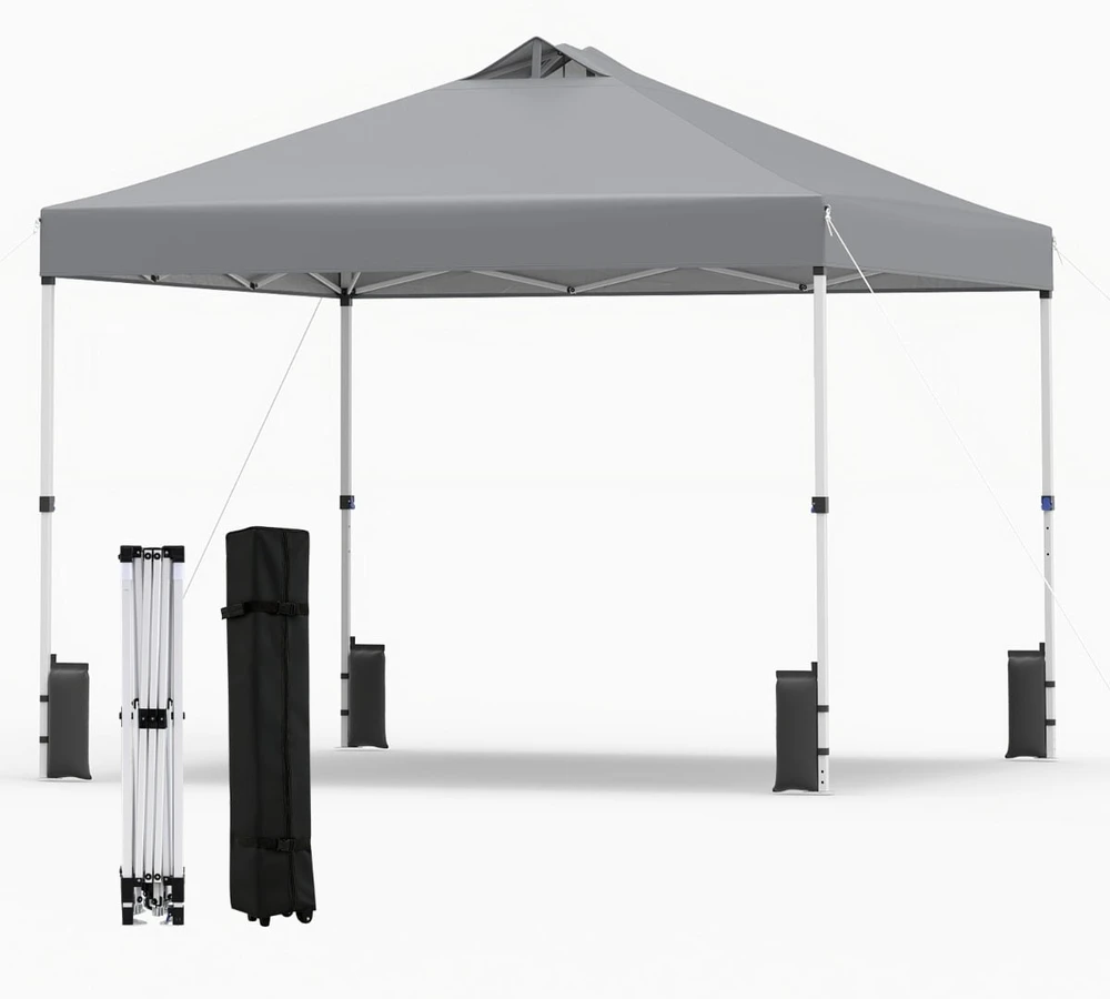 Promotions Pavilion 300x300x250 cm Pilka sulankstoma oksfordo audinys