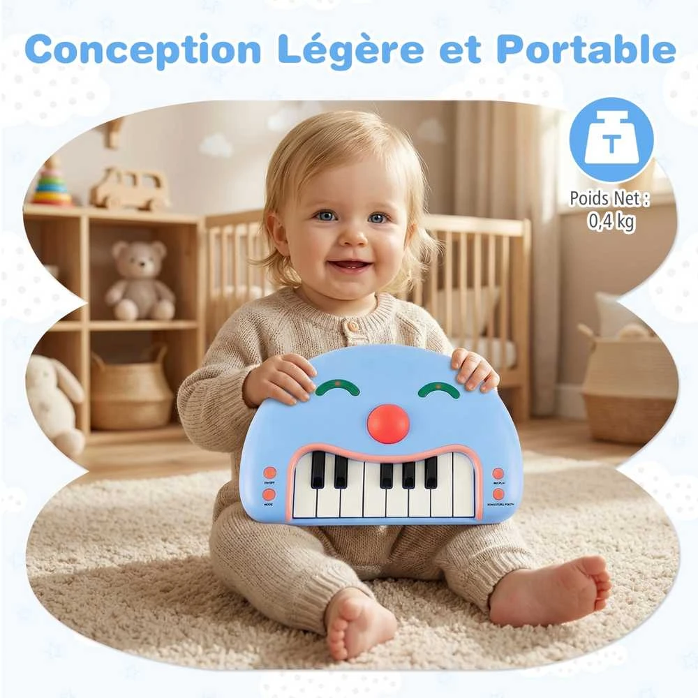 Promotions Pianinas, 29x19x7,5 cm, mėlynas, muzikinis žaislas