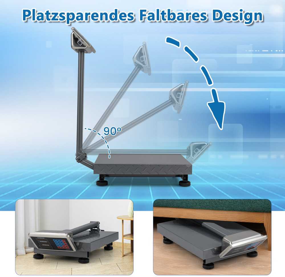 Promotions Platformos svarstyklės, 65x40x83 cm, Sidabrinės