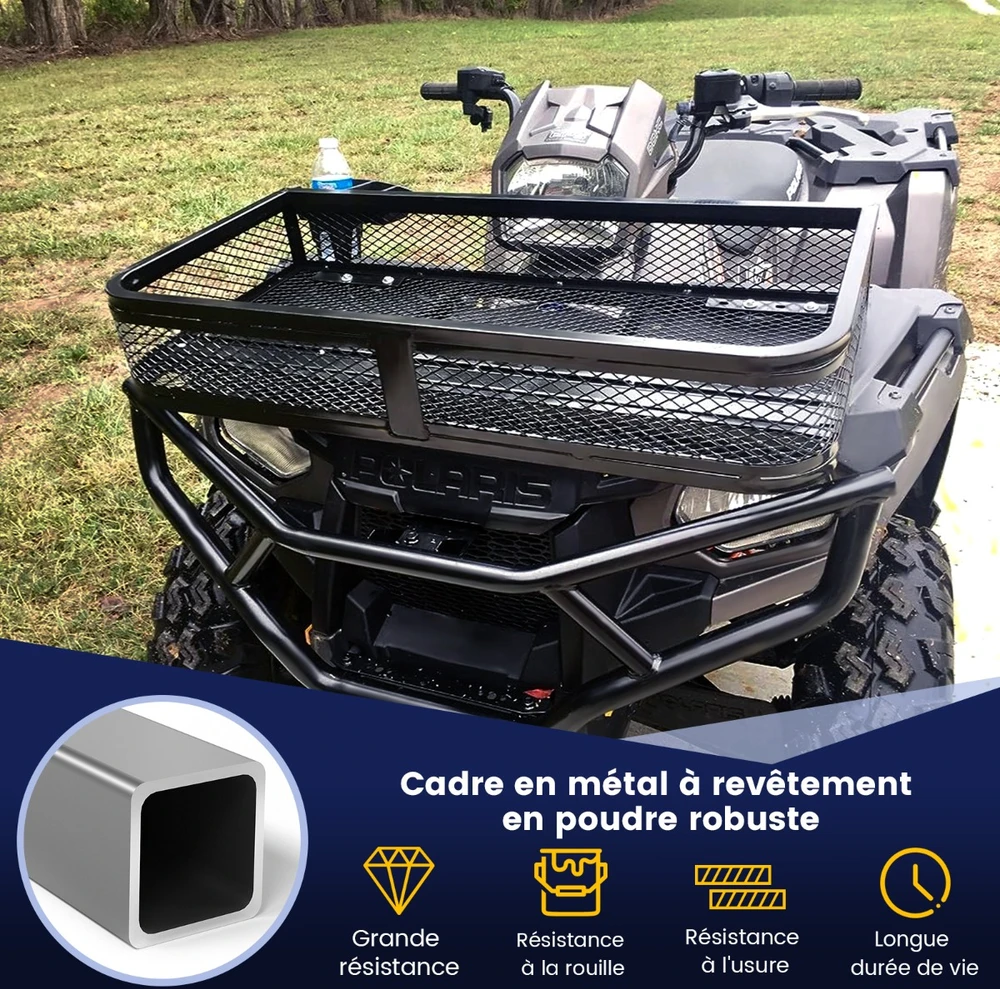 Promotions Priekinis ATV krepšys, įkraunamas iš priekio, 92x44x16,5 cm, juodas