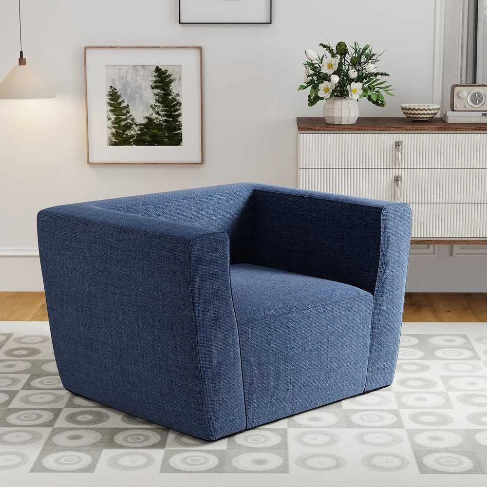 Promotions Pripučiamoji sofa 104x81x67 cm mėlyna, nešiojama