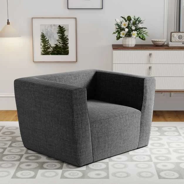 Promotions Pripučiamoji sofa 104x81x67 cm pilka, nuimamas užvalkalas