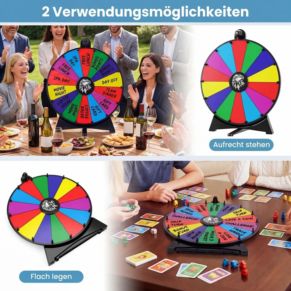 Promotions Prizų ratas 14 skylių 50,8x31,8x61 cm margas/rožinis