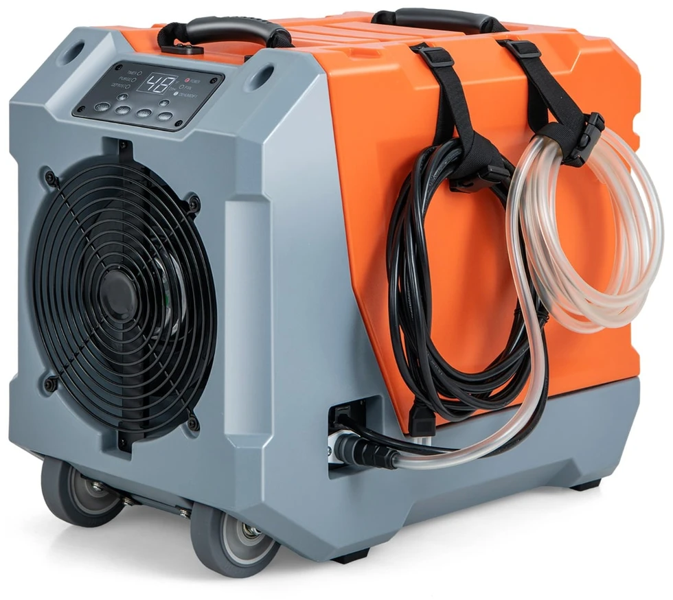 Promotions Profesionalus drėgmės surinktuvas su pompa 85 l/dieną 57x34x47 cm oranžinis/pilkas