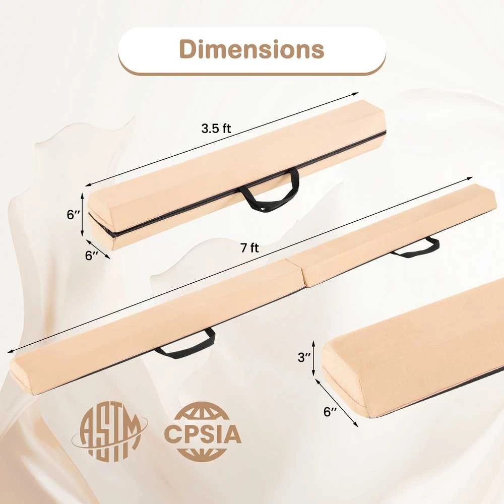 Promotions Pusiausvyros sija, 210x15x7 cm, Chaki