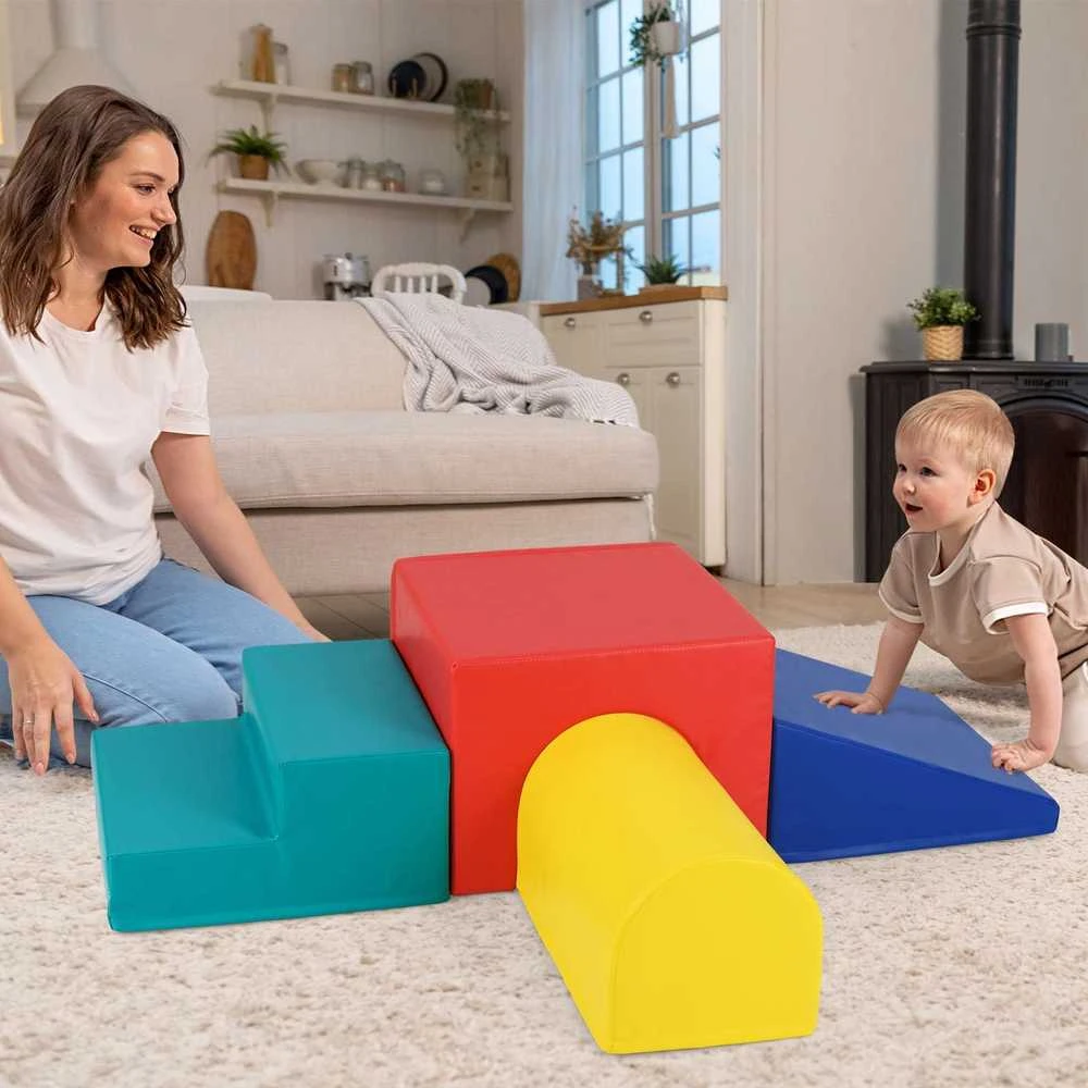 Promotions Putų kaladėlių žaidimų rinkinys, 49,5x49,5x38,1 cm, mėlyna ir raudona