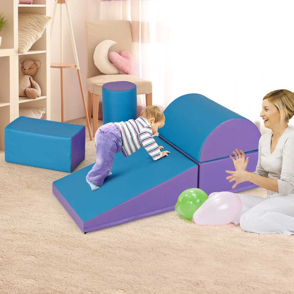 Promotions Putų statybiniai blokeliai, 39.9x39.9x20.3 cm, violetinė raudona tamsiai mėlyna žalia