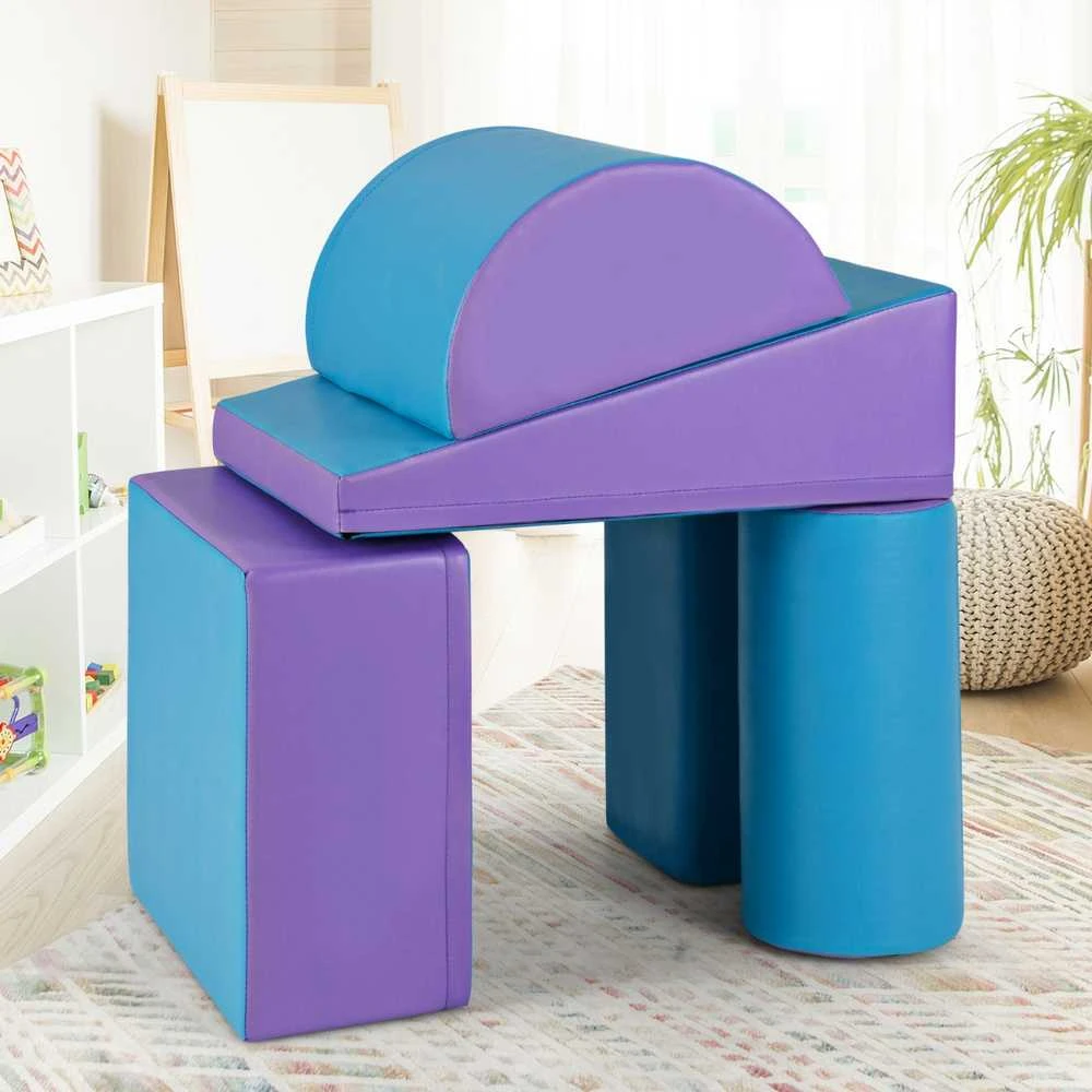 Promotions Putų statybiniai blokeliai, 39.9x39.9x20.3 cm, violetinė raudona tamsiai mėlyna žalia