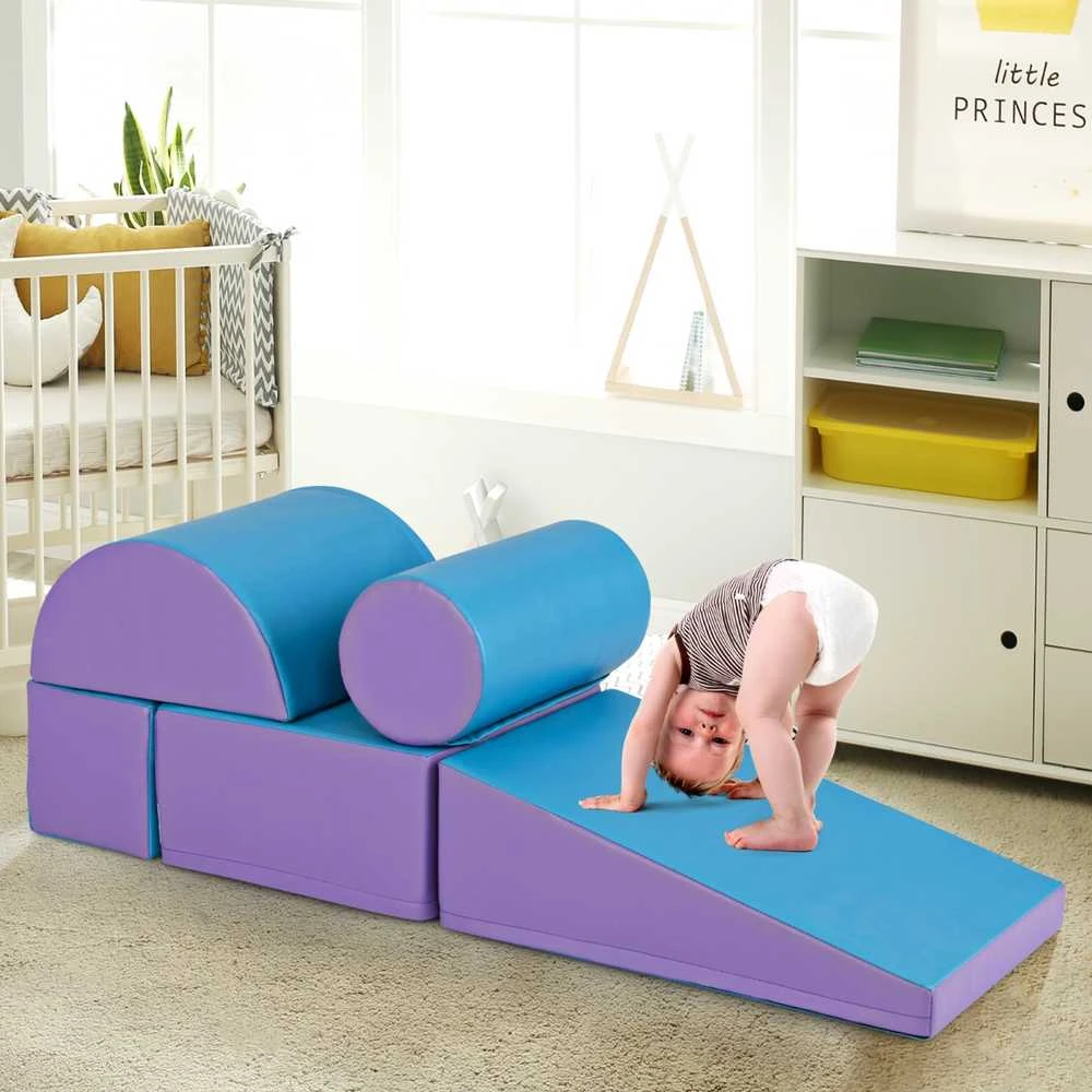Promotions Putų statybiniai blokeliai, 39.9x39.9x20.3 cm, violetinė raudona tamsiai mėlyna žalia