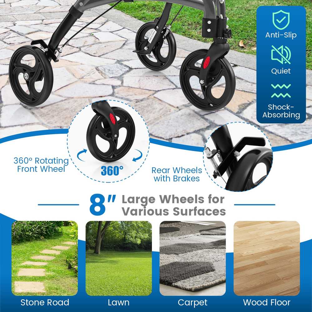 Promotions Sulankstomas vaikštynės rėmas, 77,5x67,3x86,4-96,5 cm, pilkos spalvos