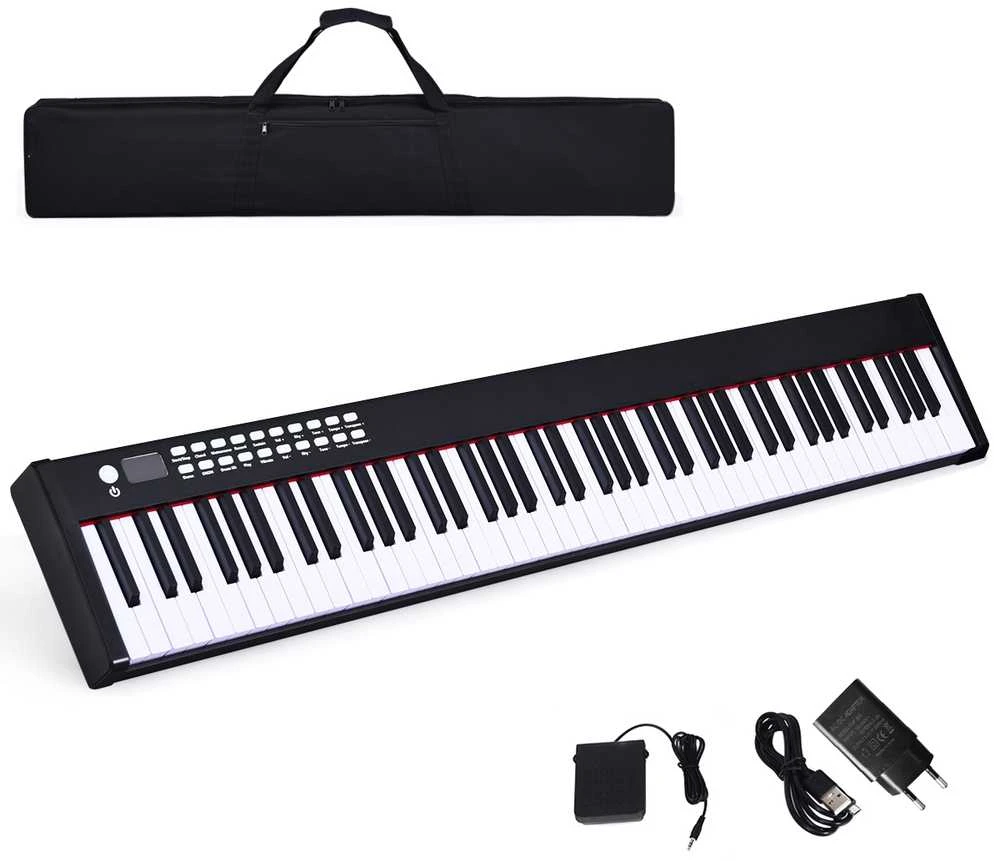 Promotions Skaitmeninis pianinas, 127x21,5x6,5 cm, juodas