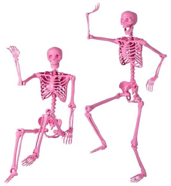 Promotions Helovino Skeletas, 158,8x35,6 cm, Rožinė