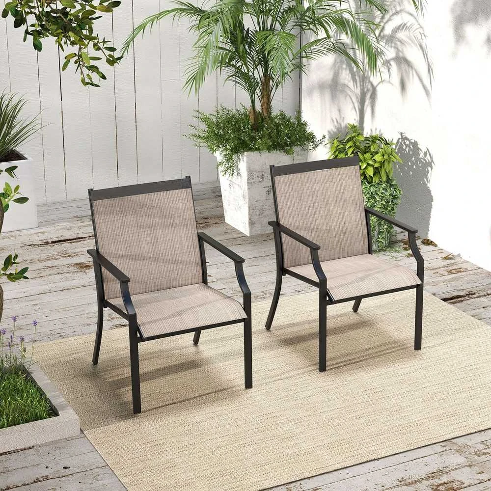 Promotions Sodas valgomojo kėdės, 2 vnt., 68x61x90 cm, Kavos spalvos
