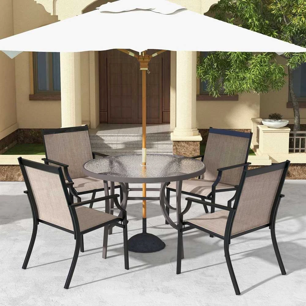 Promotions Sodas valgomojo kėdės, 2 vnt., 68x61x90 cm, Kavos spalvos