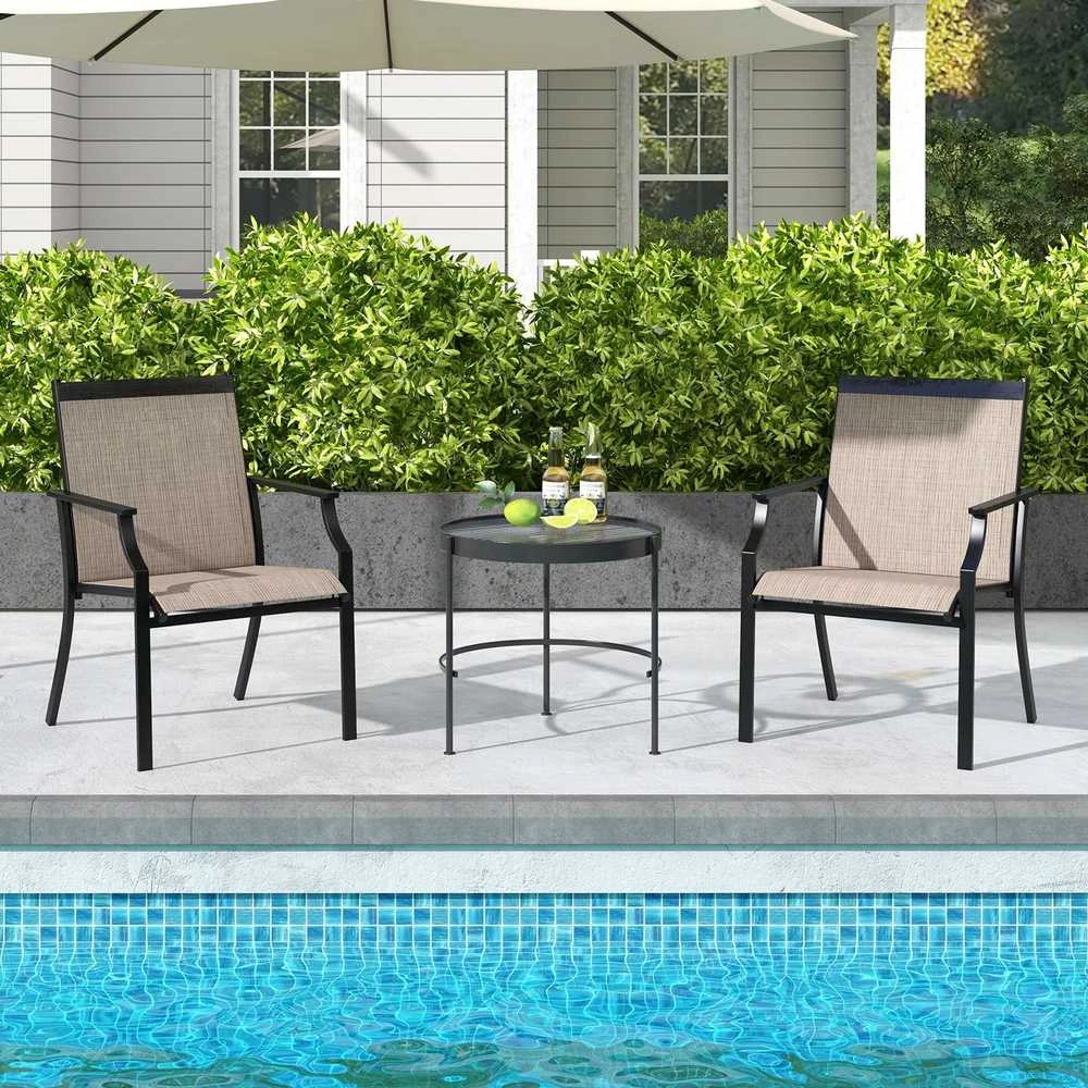 Promotions Sodas valgomojo kėdės, 2 vnt., 68x61x90 cm, Kavos spalvos